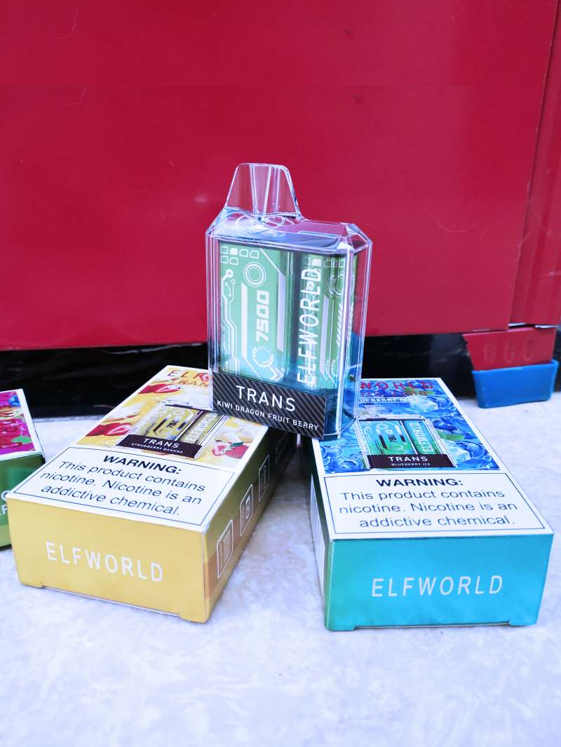 ELFWORLD TRANS7500 VAPES 7500 PUFFS