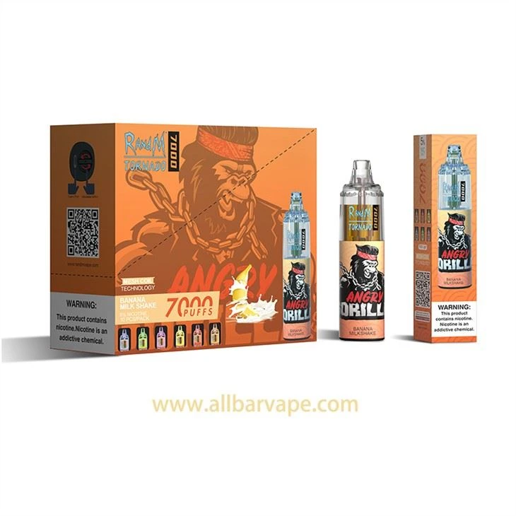 Ραντμ Ανεμοστρόβιλος Vape 7000 Ρουφηξιές