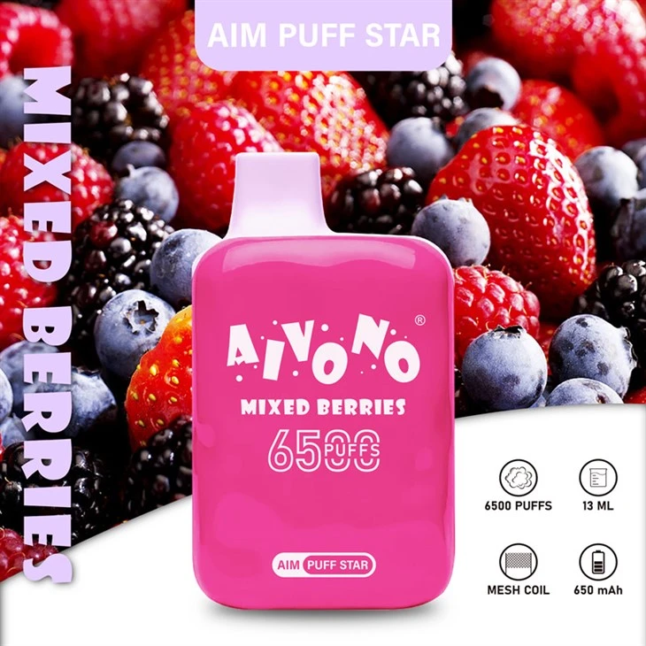 Γνήσια Aivono AIM Puffstar 6500 Puffs