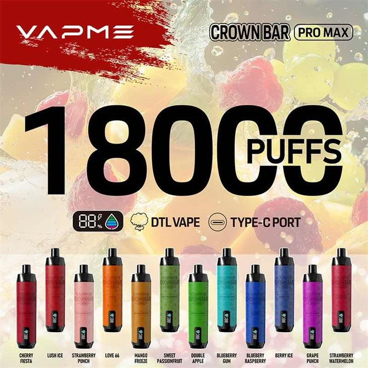 CROWN BAR 18000 PRO MAX ΟΘΟΝΗ