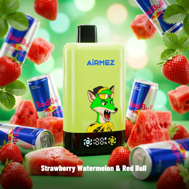 Strawberry-Watermelon--Red-BullAirmez 2in1 pro