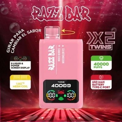 RAZZBAR 40K Διπλή Γεύση