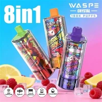 Waspe Crystal 8 στο 1 180K Puffs