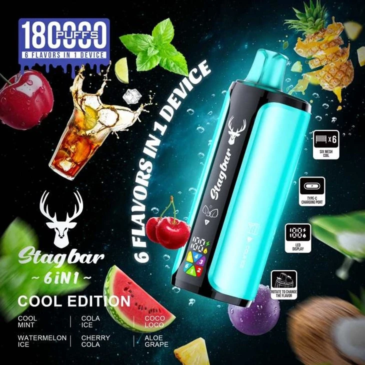 StagBar 180000 6in1 Puffs manufacturers