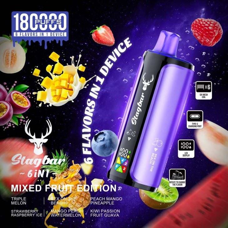StagBar 6in1 180K Puff factory