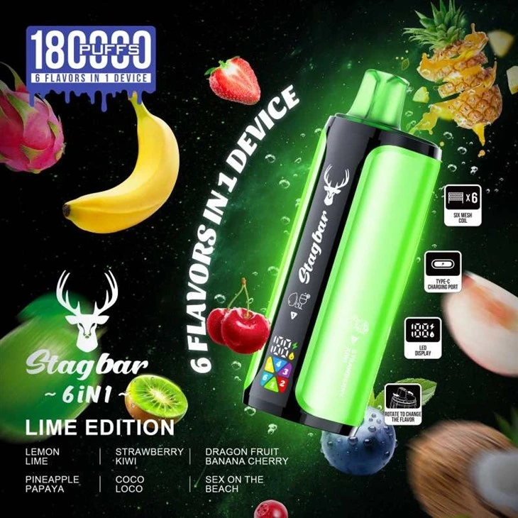 StagBar 6in1 180K Puff best