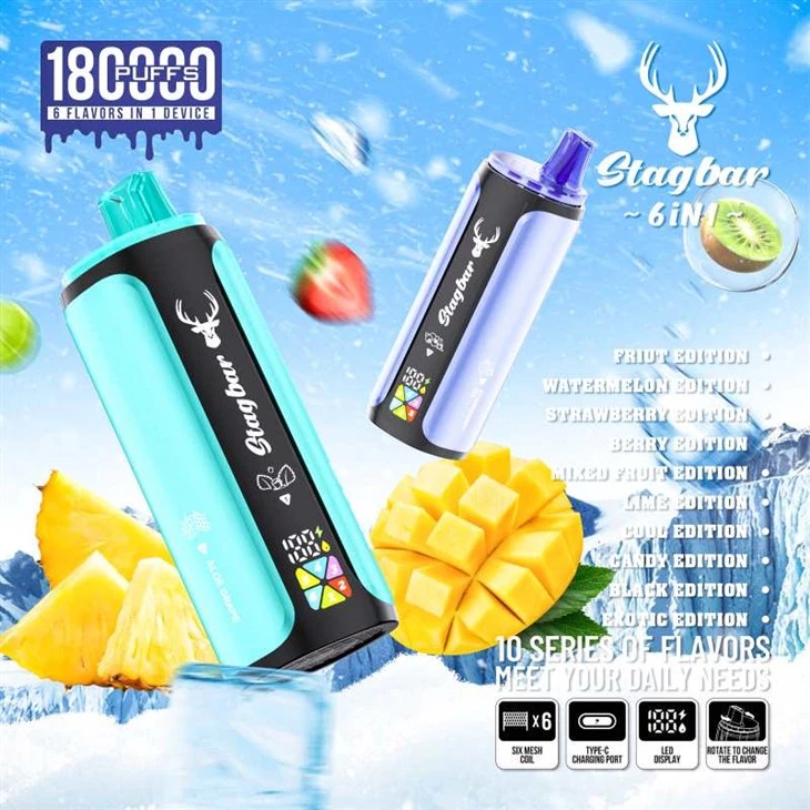 StagBar 6 in1 180K Puff