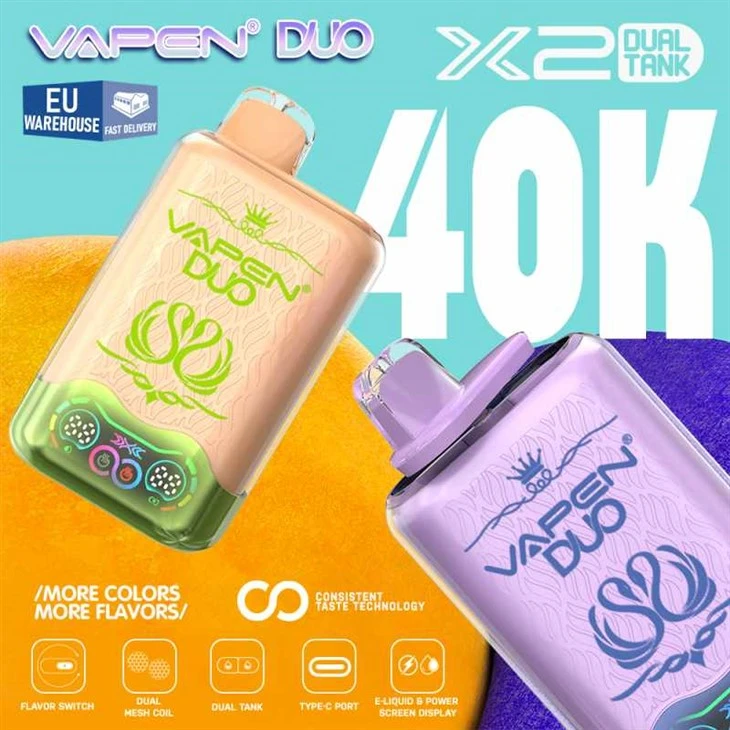 Vapen Duo 40000 Puffs Διπλές γεύσεις