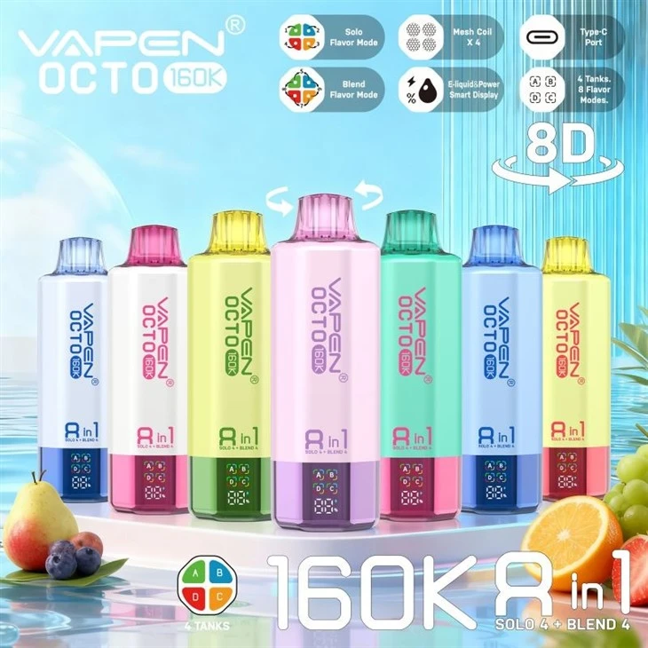 VAPEN OCTO 8in1 160K Puffs manufacturers