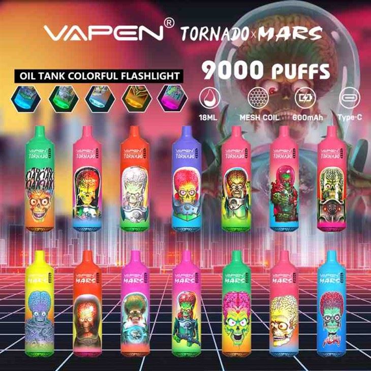VAPEN TORNADO MARS 9000 PUFFS