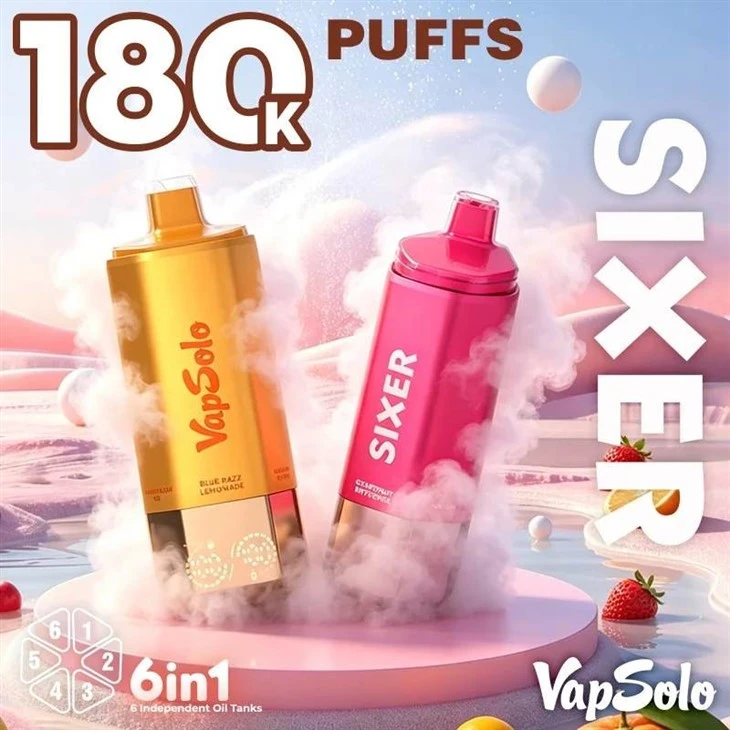 Vapsolo Sixer 180K Puffs Vape suppliers