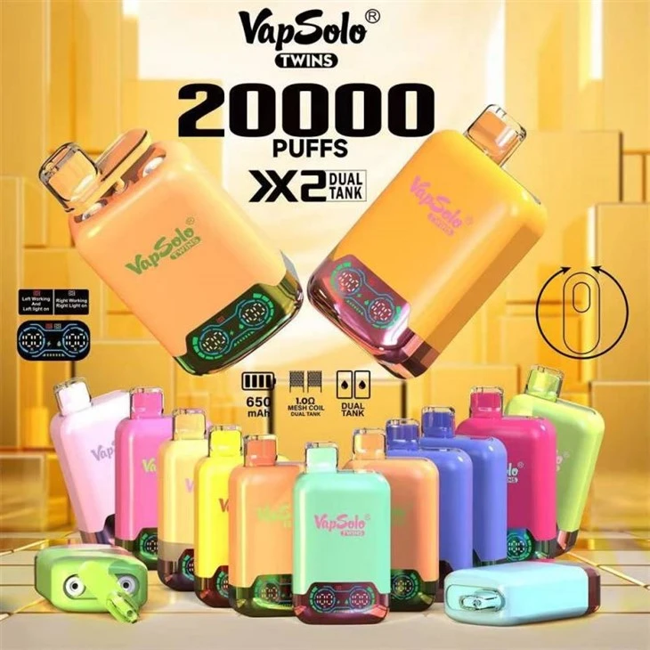 VapSolo Δίδυμα 20K Puffs Vape