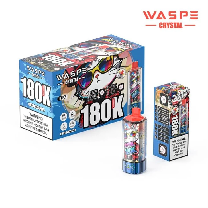 Waspe Crystal 8 σε 1 180000 Puffs